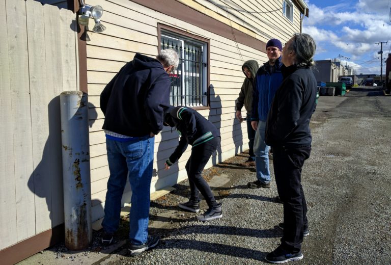 Building exterior used to discuss siding identification during a SOPHI walkabout